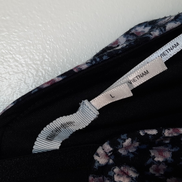 Crop top Bralette with clasp up back blk sz Large - Picture 5 of 6